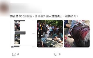 中國吉林北山公園現凶案 4名外國人流血倒地