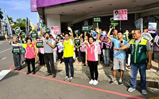 中市街頭「反濫權護民主」 民喊：台灣不能變香港