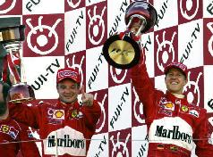 F1舒马赫日本大奖赛夺冠