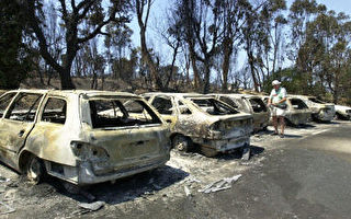 法南森林大火延烧  地中海岸游客被迫疏散