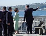 吕秀莲结束过境西雅图参访活动