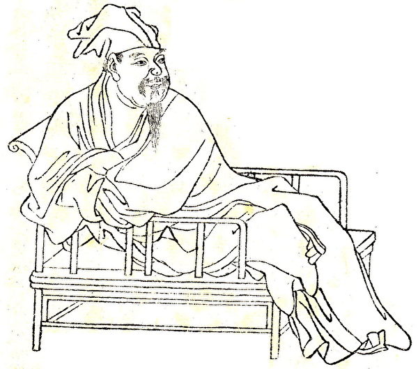 圖為清代《晩笑堂竹莊畫傳》中歐陽修像。(公有領域)