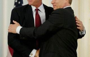 布什與普京大衛營舉行峰會