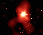 NGC 4261星系中的黑洞和中子星