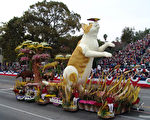 組圖﹕萬眾歡騰  美西新年玫瑰花車大遊行(2)