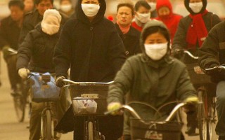 中國發生沙塵暴 沙塵天氣遍及十一個省區市