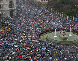 反恐 西班牙八百萬人上街怒吼