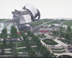 芝加哥最新的公园Millenium Park 今夏落成