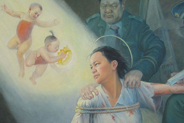 肖平 《选择》 油画 (局部) 肖平 《选择》 油画 (局部)