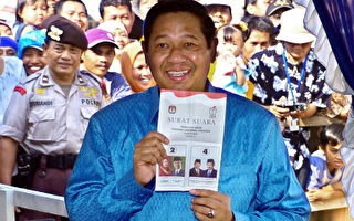 印尼首次总统直选 尤多约诺笃定获胜