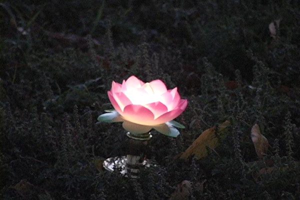 蓮花燈(大紀元攝影) 蓮花燈(大紀元攝影)