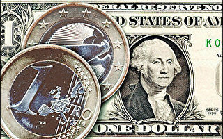 美元对欧元 贬至历史新低