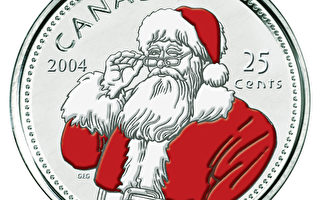 加拿大首次推出圣诞老人纪念币