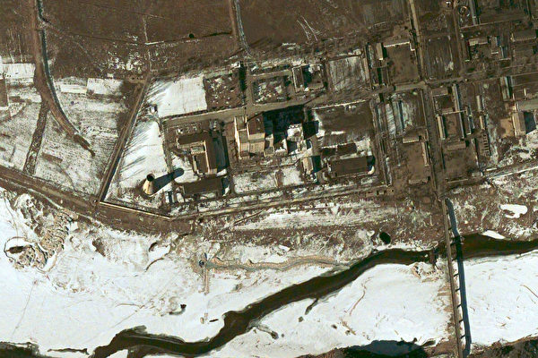 2003年2月7日的卫星图片﹐朝鲜宁边核设施。(AFP/DigitalGlobe) 2003年2月7日的卫星图片﹐朝鲜宁边核设施。(AFP/DigitalGlobe)
