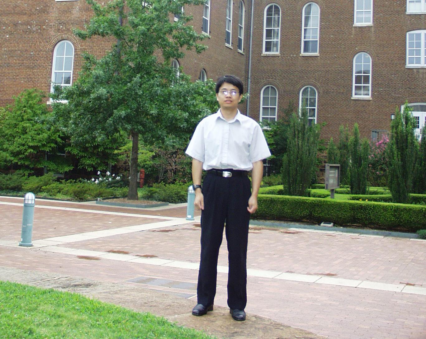 清華校友宮維國,攝于美國(大紀元)