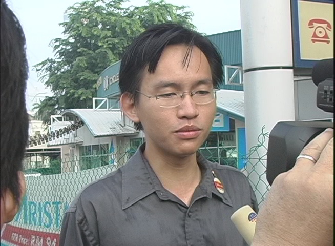 发言人蔡伟强(大纪元)