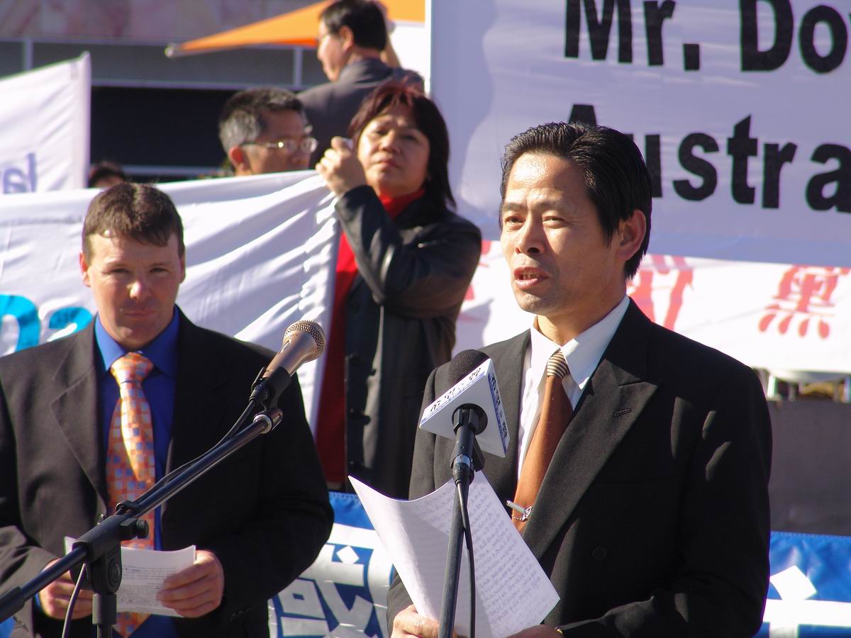 中國民運海外聯席會議秘書長張偉強先生(大紀元)
