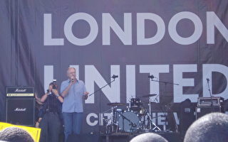 十万人伦敦集会 拒绝恐怖 反对仇恨