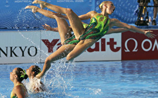 组图：世界游泳锦标赛(二)水上芭蕾