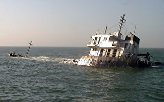 金门海巡队救起大陆“建兴号”八船员