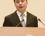 黄仁龙上任香港律政司司长。（大纪元记者吴琏宥摄）