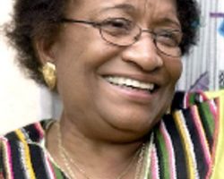 利比里亚女总统 非洲第一人
