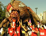 組圖3：全球民團集港遊行抗議世貿