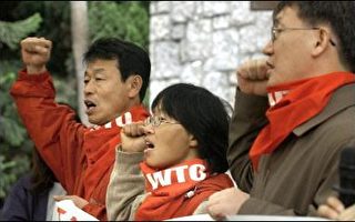 南韩激进农民团体威胁不排除在WTO自杀抗议