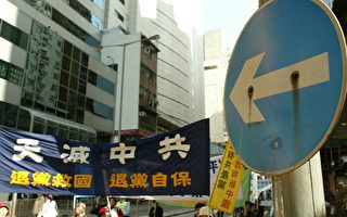 组图三：声援退党反迫害游行