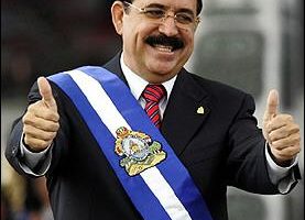齊拉亞宣誓就任宏都拉斯總統