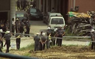 錄像組圖：廣東雲浮鎮壓失地百姓