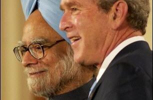 布什首访南亚 核武与恐怖主义为主要议题