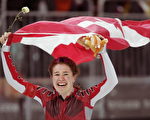 金牌得主加拿大選手Clara Hughes/AFP