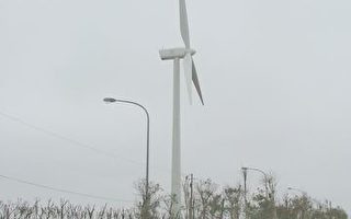 風力發電機組報到　竹苗沿海交界新景觀