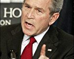 美国总统布什今天召开记者会表示，美军驻伊拉克最少将驻至二零零九年，并表示除非情势无望，美军才会撤退。图片来源：法新社