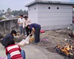 清明扫墓小心火烛防止森林火灾发生