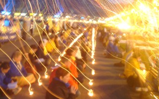 圖片報導﹕日內瓦燭光悼念會