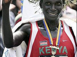 肯尼亚选手包揽波士顿马拉松赛男女冠军