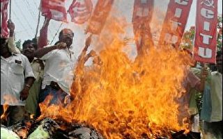 亚银印度召开年会 群众场外示威抗议