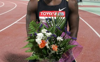 美短跑名将盖特林破男子百米世界纪录