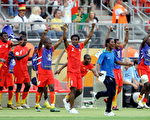加纳6月22日以二比一击败美国，这个非洲国家首次踢进世界杯会内赛，就晋级十六强。(Friedemann Vogel/Getty Images)