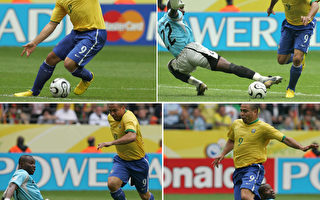 巴西大勝加納 羅納爾多創世界盃記錄
