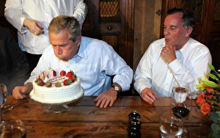 布什60歲生日 美60年來最瘦總統