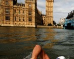 英環保人士成為征服泰晤士河第一人