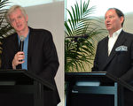 8月22日, 大衛．喬高和麥克米蘭-史考特在昆士蘭大學舉行中共活摘器官報告會。（大紀元）