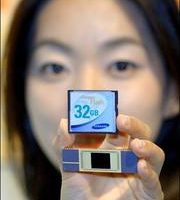 南韓三星成功研發32GB高容量記憶體