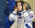全球首名女性太空游客伊朗裔美国人安萨里(Anousheh Ansari) (STRINGER/AFP/Getty Images)