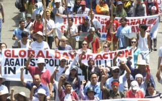 菲国在示威声中渡过戒严第三十四周年纪念日