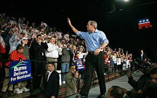 布什选前走访美国十州 抢救共和党候选人