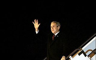 布什抵爱沙尼亚 展开欧洲中东访问行程